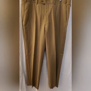 Paul Betenly Florence Mens Dress Pants 38R(measures 41") 100% Wool Tan